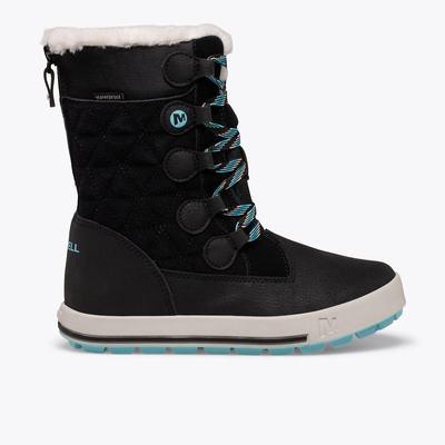 Merrell Heidi Waterproof Boot Vinterskor Barn Svarta (SE863579)